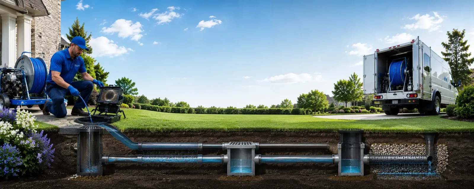 Outdoor drain cleaning information for Cumming, IA