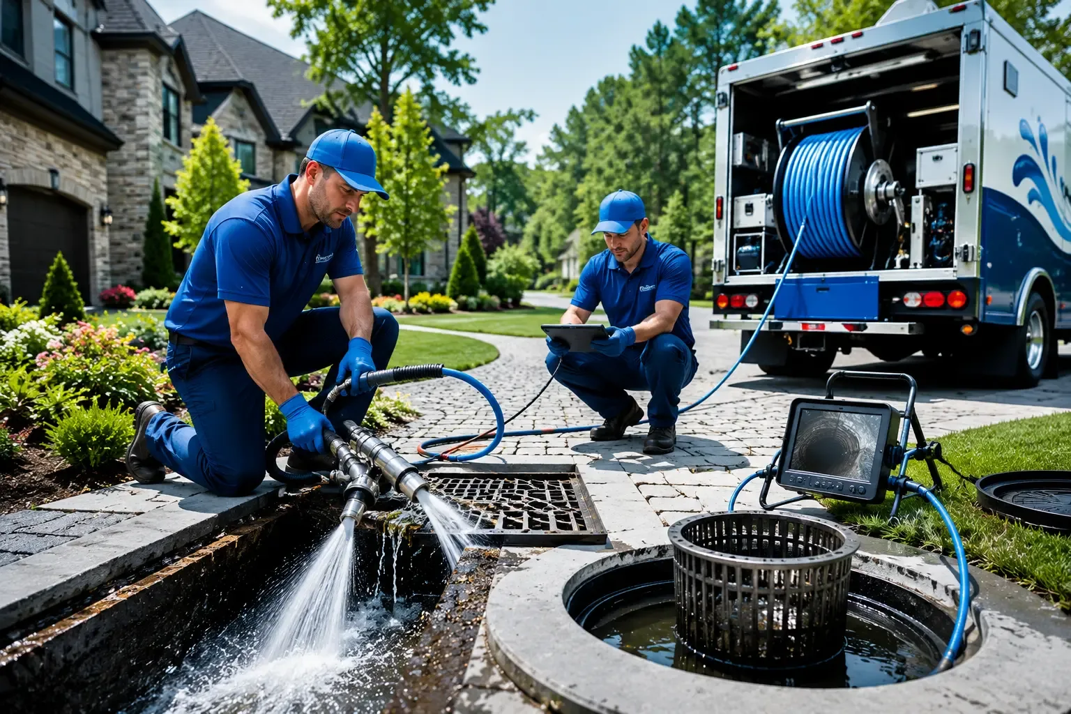 Local outdoor drain cleaning professionals in Cumming, IA